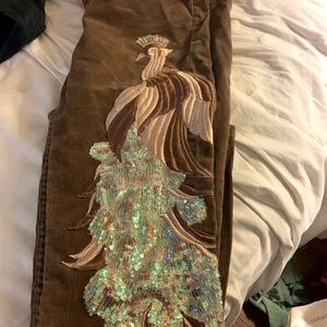 COPY - Allen B. Corduroy Embellished Pants